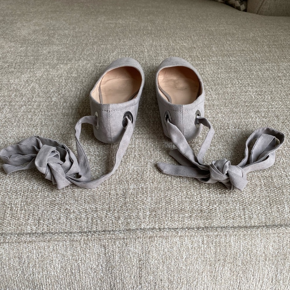 Qupid Lavender Grey Women’s Ballet Flats - Picture 4 of 5